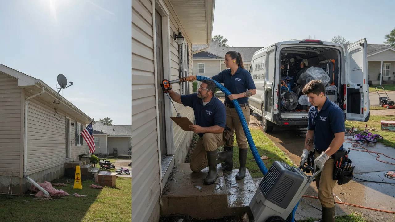 Ceiling Water Damage Restoration in Winfield, TX near me
